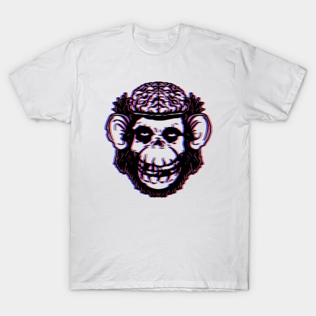 The MONKEY BRAINS INK MONKEYFITS shirt! Monkeyfits for all! T-Shirt by GodsBurden